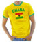 Coole-Fun-T-Shirts Herren T-Shirt Ghana fußball, gelb Ringer Gr.XXL
