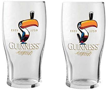 Guinness Glas 2er Set Toucan