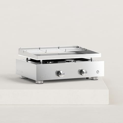 VERYCOOK Plancha-Gasgrill Simplicity 2 Brenner - Edelstahlplatte