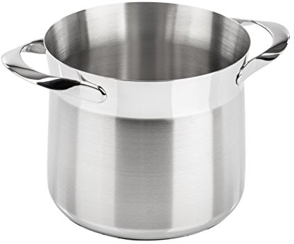 Barazzoni Pentola Ø24 cm My Lady - Capacità 8 litri- Made in Italy, Acciaio