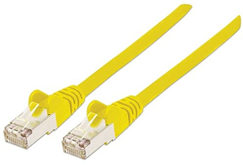 Intellinet 735643 Netzwerkkabel Cat6 SFTP LS0H Kupfer RJ-45 Stecker auf RJ-45 Stecker 5m gelb