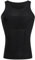 Slimming Compression Vest for Men - [Medium Black] Sleeveless Body Shaper Undershirt and Base Layer. Streamlined Look and Tight Muscle Support. Invisible Skin Under Tops/T-Shirts. Perfect Gym Wear.