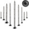 Stahlia Schrauben Holzschrauben Torx 4,5x40mm Spanplattenschrauben Teilgewinde (50 Stück) Edelstahlschrauben Schrauben Set Universalschrauben Senkkopfschrauben TX10