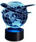 HPBN8 Ltd 3D Space Shuttle Lampe USB Power 7 Farben Amazing Optical Illusion 3D wachsen LED Lampe Formen Kinder Schlafzimmer Nacht Licht.