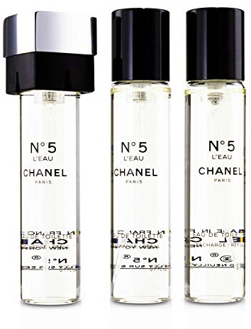 Chanel No. 5 L'Eau Nachfüllung Edt Taschenspray 3 X 20 Mililiters