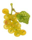 Zelda Unidades 6 Uvas UVA Ultra Mignon 7 cm Fruta Artificial Decorativa Otoño