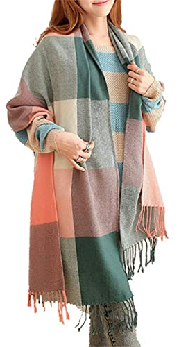 Miss Lulu sciarpa donna invernale nappe morbido donne sciarpa grandi avvolgere scialle Donne Ragazze Moda Autunno Inverno Caldo