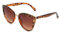 OuShiun Vintage Cat Eye Sonnenbrille für Damen Mode überdimensioniert trendige Cateye Sonnenbrille klassischen Stil UV Schutz (Schildpatt)