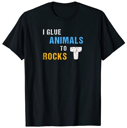 Saltwater Aquarium Fish Tank I Glue Animals To Rocks T-Shirt