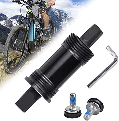 RMENOOR Movimento Centrale Bici da Corsa Asse Movimento Centrale Perno Quadro 122mm/68mm Conica a Perno Quadro per Bici Manovella Conica Quadrata Cuscinetto Centrale per per Accessorio Ciclismo Telaio