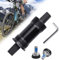 RMENOOR Movimento Centrale Bici da Corsa Asse Movimento Centrale Perno Quadro 122mm/68mm Conica a Perno Quadro per Bici Manovella Conica Quadrata Cuscinetto Centrale per per Accessorio Ciclismo Telaio