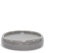 Douceur d'Intérieur, Porte-Savon (Diamètre 10 x 3.5 cm) Bullea Gris Clair, Céramique