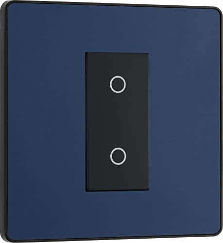 BG Electrical Evolve - Interruttore dimmer singolo touch, 2 vie Master