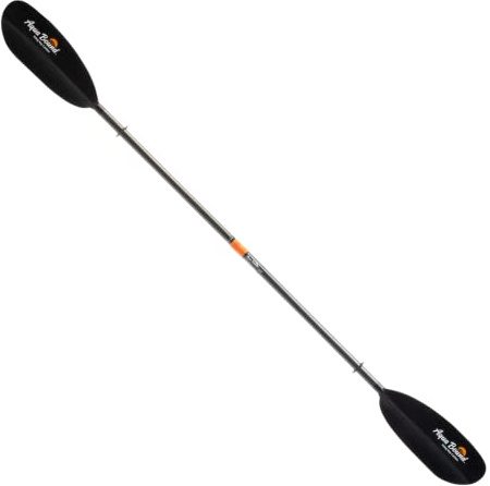 AQUA BOUND Sting Ray Carbon 2-Piece Kayak Paddle with Posi-Lok™ Ferrule, Carbon Shaft, Reinforced Nylon Dihedral Blades for Flatwater Touring and Kayak Fishing (230 cm)
