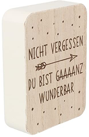 Spruchreif | Spruchtafel | Deko-Tafel mit Spruch | Aufsteller aus Holz mit Spruch | Deko Aufsteller mit Schriftzug | Schild mit Gravur | Geschenk für Freunde und Familie | Geschenk Beste Freundin