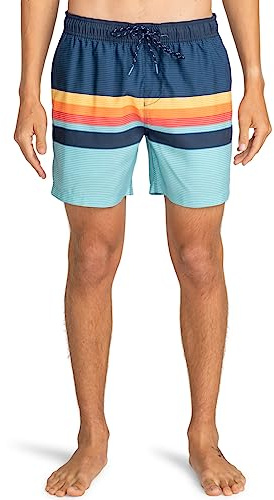 Billabong All Day Stripes Layback 16 - Schwimmshorts für Männer Blau