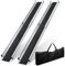 Vigevee Teleskop Rollstuhlrampe 105-183cm Verstellbare Teleskoprampen Aluminium rutschfeste Teleskoprampe mit 300KG Ladenkapazität Sicher für Haustiere und Rollstühle