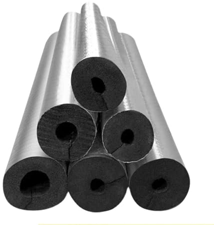 Veste Isolante Pour Tuyaux De Climatisation, Tube De Mousse De Papier D'aluminium Auto-adhésif, Tuyau D'isolation En Mousse De Polyéthylène Antigel, Diamètre Intérieur 22-110 Mm ( Size : 34*20mm/1.3*0