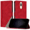 Netany Custodia Compatibile con Huawei Mate 10 Lite,custodia magnetica in pelle PU con [Slot Cart] [Supporto Stand] [Magnetica] (Rosso)