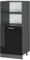 Vicco Oven housing cabinet Raul, Black high gloss/Anthracite, 60 cm