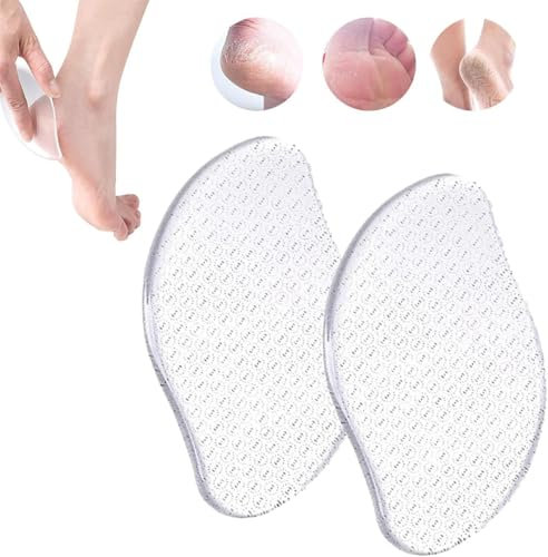 Cheekyglo Glass Foot File,Glass Foot File Callus Remover for Feet,Tempered Glass Foot File,Cheekyglo Foot File Glass,Crystal Feet Buffer,Ultra Fine Grind Foot File for Smoothing (2pcs)