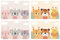 4er- oder 12er-Pack Montessori Tischsets im Tierdesign - abwaschbarer Kunststoff, schmutzabweisend - 45x30cm - für Babys, Jungen und Mädchen - deko tischdeckchen (Pack 4 - Color A & B)