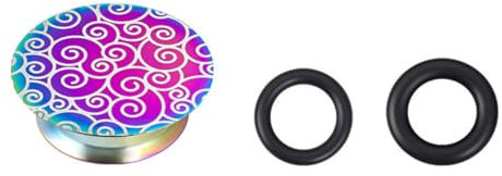 HOUSON Fahrrad Kurbelabdeckung, Fahrrad Kurbel Kurbelarm Schraube Aluminiumlegierung Kurbelarm Befestigungsbolzen Abdeckstopfen für Mountain Road Bike 21-23mm Bunt