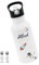 Bärenfreunde® - Personalisierte Trinkflasche Kinder Edelstahl [ 500ml ] - Robuste Trinkflasche mit Namen - Wasserflasche mit Trinkhalm - Personalisierte Geschenke für Kinder (Astronaut Weltall)