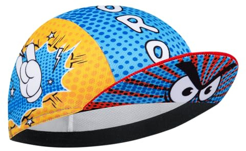 Corsehild Cartoon Fahrradmütze Unter Helm Radsport-Kappen für Unisex Fahrradmütze