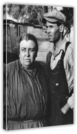 jdalcbe Filmposter 1940 The Grapes Of Wrath, Publiciteit Still Film-Poster, Schlafzimmer, Dekoration, Landschaft, Büro, Raumdekoration, Geschenk, 60 x 90 cm