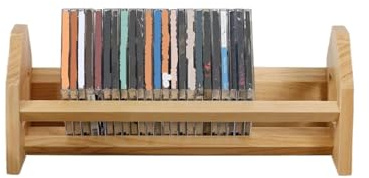 JYARZ Schallplatten Aufbewahrung CD-/DVD-Regal Aus Massivem Holz, for CDs Und Schallplatten, CD-/DVD-Sammlungsregal, Spieledisplay Schallplattenständer