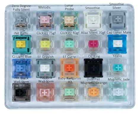 GATERON Tastiera Interruttori Tester (High Profile Mix egli commuta, 20)