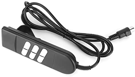 Dioche Controlador de sofá de 6 Botones para Cama de 5 Pines con Interruptor Manual de Silla Ajustable, Adecuado para Electrodomésticos y Camas Ajustables