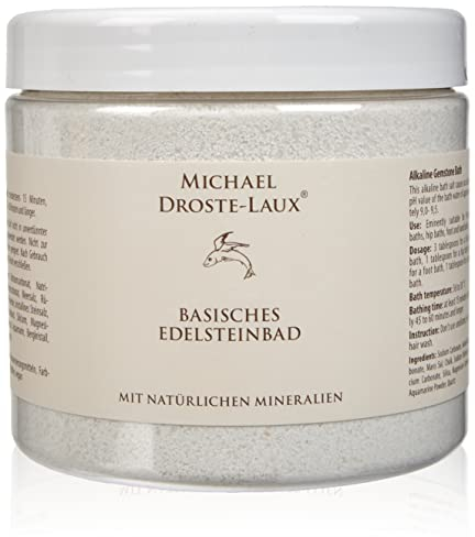 Droste-Laux Basisches Edelsteinbad 900 g (Badezusatz, für Hände und Füße oder Vollbad, für geschmeidige Haut) 122001