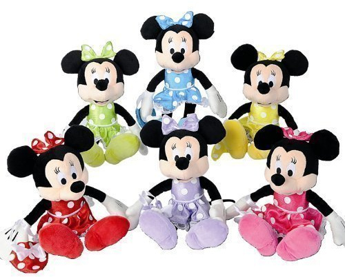 Disney Walt Plüschtier I Love Minnie 25 cm 6 Stück zum Aufhängen (6 m