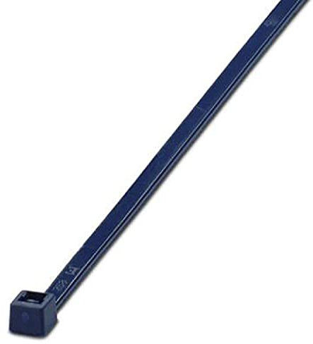 PHOENIX CONTACT WT-ID HF 4,5X290 BU Kabelbinder für Schnelle und Sichere Befestigung, 4.5mm Breite x 290mm Länge, Blau, 100 Stück