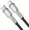 Cabo Baseus Cafule Series Metal Data USB - Lightning Kabel Delivery 20 W 0,25 M Preto (Catljk-01)