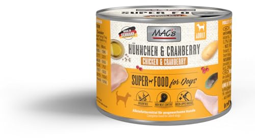 MACs Dog Hühnchen & Cranberry | 6X 200g Hundefutter