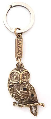 IconsGr Porte-clés Hibou de Sagesse Godess Athena 3