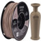 ERYONE Mixed Material PLA Filament 1.75mm +/- 0.03mm, 1kg Spool (2.2LBS) 3D Printer Filament, Wood PLA, Light Wood