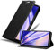 cadorabo Coque pour Sony Xperia 1 II en Noir Nuit - Housse Protection avec Fermoire Magnétique, Stand Horizontal et Fente Carte - Portefeuille Etui Poche Folio Case Cover