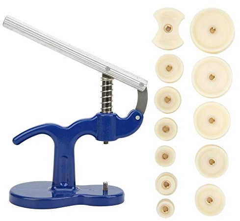 Ensemble de presse de montre, kit d'outils de remplacement de batterie de montre en alliage avec 12 outils de réparation de montre pour presser le miroir en verre et le couvercle arrière