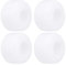 Keenso Skateboard Rollen, 4 Stück/Set 54mm Skateboard 75-85A Härte PU Skateboard Ersatzräder(Weiß)