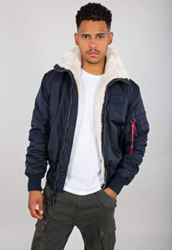 ALPHA INDUSTRIES Herren B15-3 TT Bomberjacke, Rep.Blue, L
