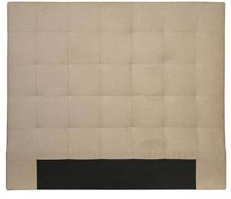 LOUNGITUDE - MEGAN - Tête de lit - Capitonné - En tissu - Beige - 160cm