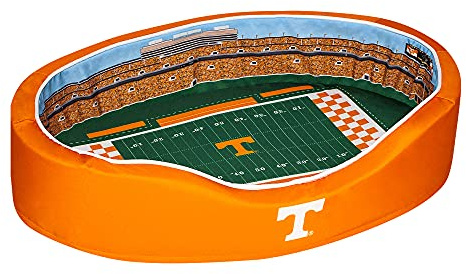 StadiumSpot Officially Licensed NCAA Premium Oval Dog Bed, Tennessee Volunteers, Small