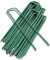 RIQQQ Piquets de Jardin Piquet Fixation Tente Sol Cheville Agrafes Jardinage pour Fixer Toile Paillage Clôture Barrière Contre Filets Camping Gazon Artificiel,20pièce, Vert, 15x3