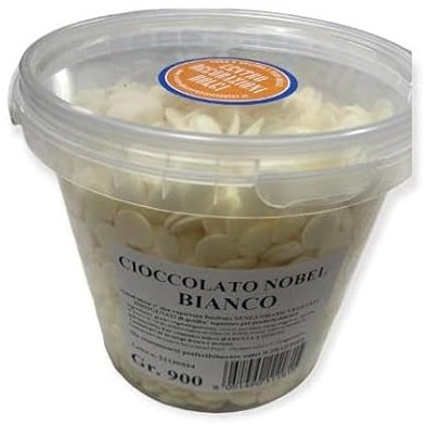 Cioccolato bianco Nobel gr. 900 surrogato di alta qualità Irca - Centro Decorazioni Dolci
