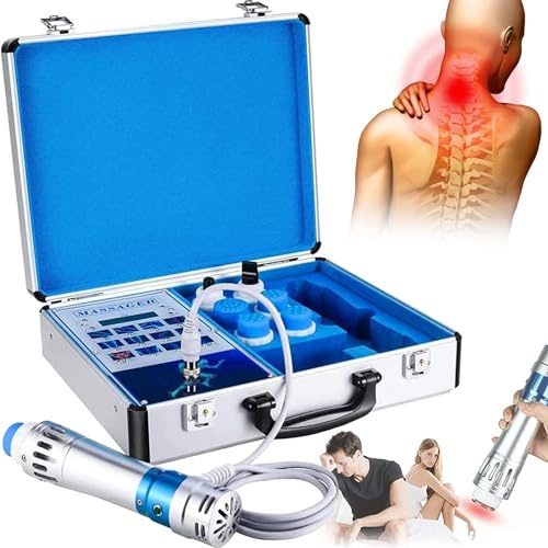XUEQI ed Macchina per Terapia ad Onde d'urto, Macchina Portatile per Terapia ad Onde d'urto per il Trattamento della disfunzione erettile ed e alleviare il Dolore Muscolare Massaggiatore