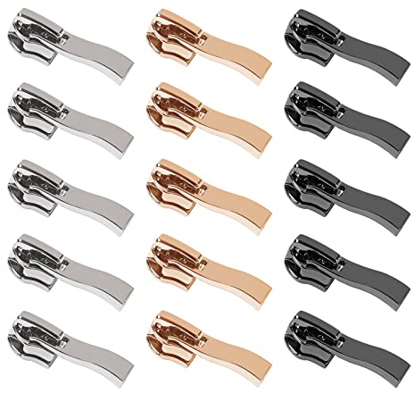 Cerniere Lampo,15 pcs Cerniera Sostituzione Metallo Cursori per Cerniere Lampo Kit Riparazione Cerniere Lampo Cursore Cerniera Ricambio,per Cursore Cerniera Lampo di Giacca, Valigia, Zaino, Jeans